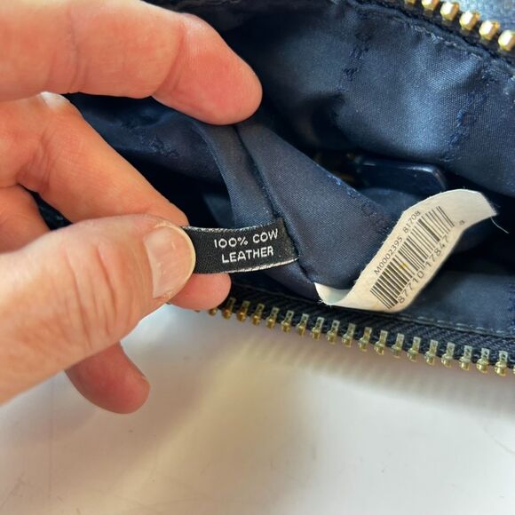 Marc By Marc Jacobs Globetrotter Midnight Navy Leather Shoulder Crossbody Bag - Picture 8 of 15